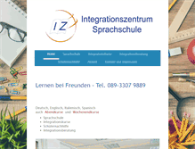 Tablet Screenshot of integrationszentrum.com